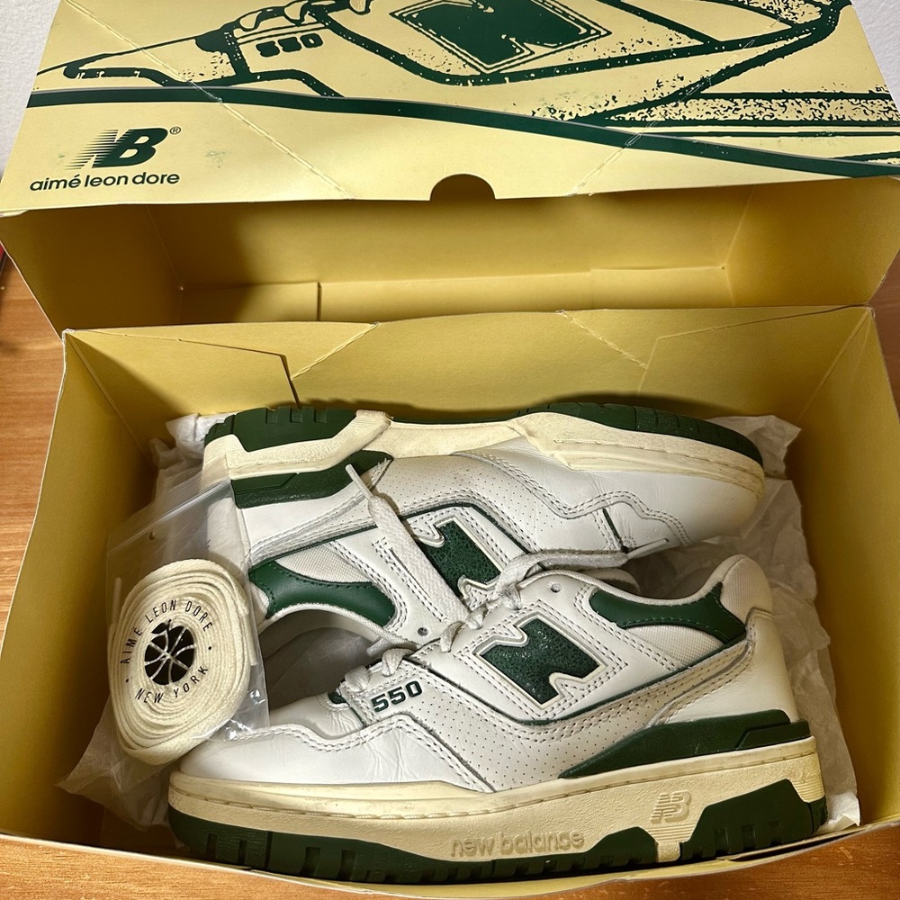 New Balance x Aimé Leon Dore 550 "Green" sneakers